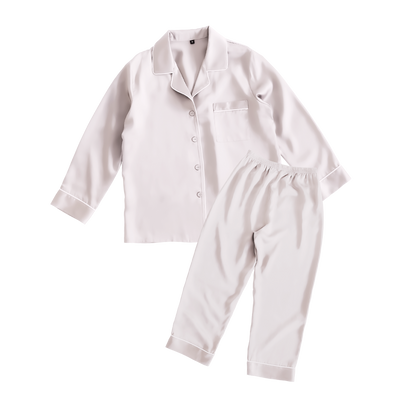 シルク レディースパジャマ(長袖上下セット)