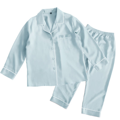 シルク レディースパジャマ(長袖上下セット)