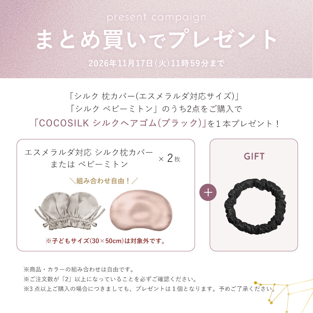 シルク 枕カバー 呼吸するドーナツ枕 スライド式 専用サイズ