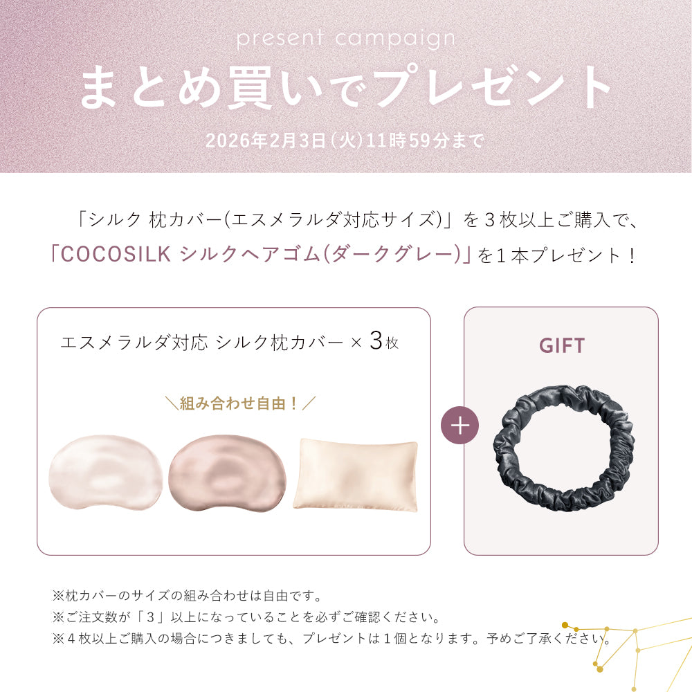 シルク 枕カバー パーソナルムーブベビー専用サイズ