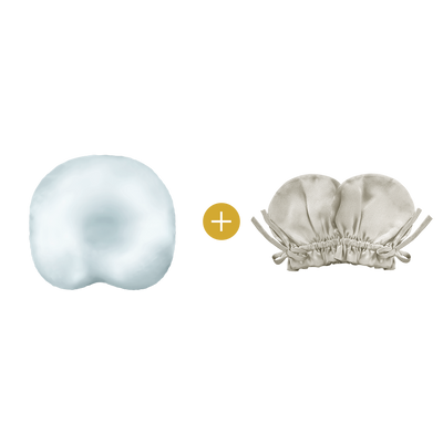 シルク 枕カバー 呼吸するドーナツ枕 スライド式 専用サイズ