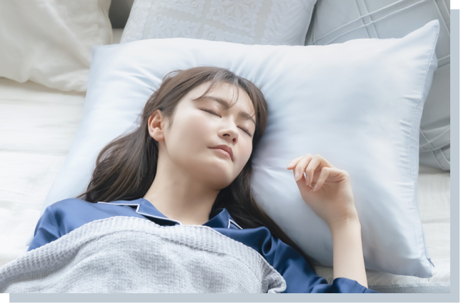 睡眠の質を上げる快適な寝心地